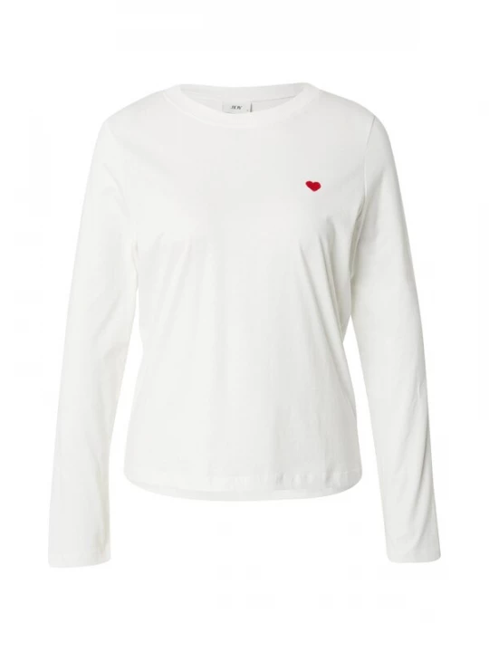 Foto van product JDY Shirt 'JDYPISA' karmijnrood / natuurwit