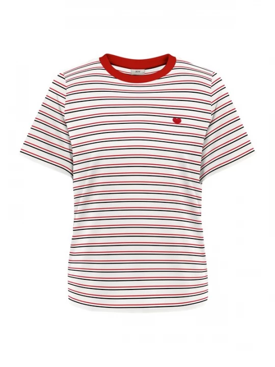 Foto van product JDY Shirt 'JDYPISA' marine / rood / wit