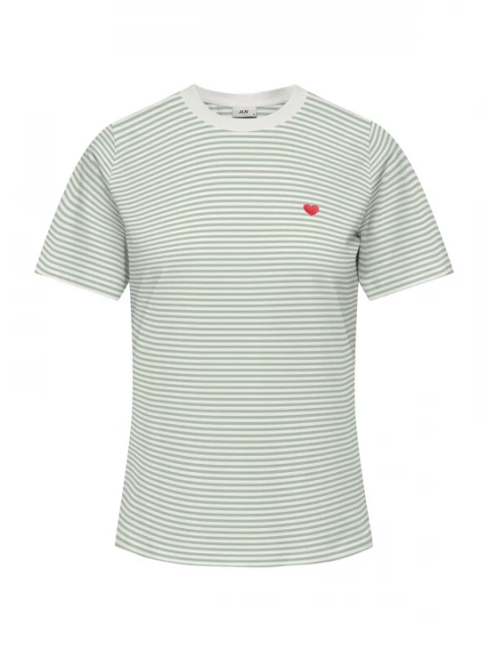 Foto van product JDY Shirt 'JDYPISA' mintgroen / wit