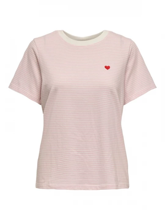 Foto van product JDY Shirt 'JDYPisa' rosa / wit