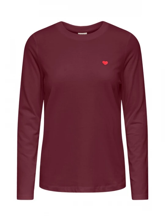 Foto van product JDY Shirt 'JDYPISA' wijnrood