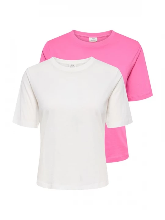Foto van product JDY Shirt 'JDYREX' lichtroze / wit