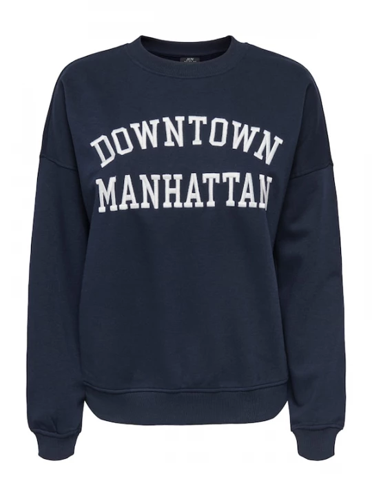 Foto van product JDY Sweatshirt 'JDYMESA' nachtblauw / wit