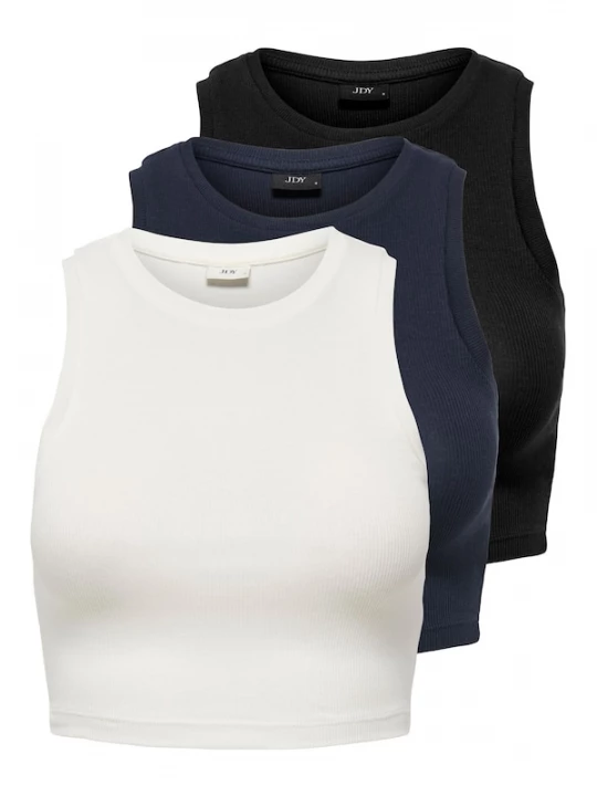 Foto van product JDY Top 'JDYLucky' nachtblauw / zwart / wit