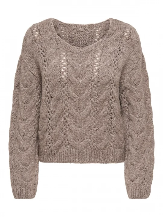 Foto van product JDY Trui 'Dinea' taupe
