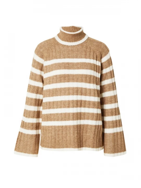 Foto van product JDY Trui 'JDYMiley' karamel / wit