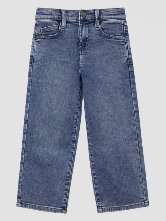 Foto van product Jeans Baggy / Relaxed Fit / Halfhoog / Wijde pijpen s.Oliver blauw