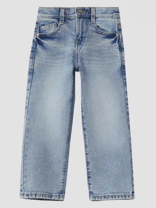 Foto van product Jeans Baggy / Relaxed Fit / Halfhoog / Wijde pijpen s.Oliver blauw