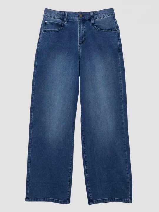 Foto van product Jeans Baggy / Relaxed Fit / Halfhoog / Wijde pijpen / zacht & warm s.Oliver blauw