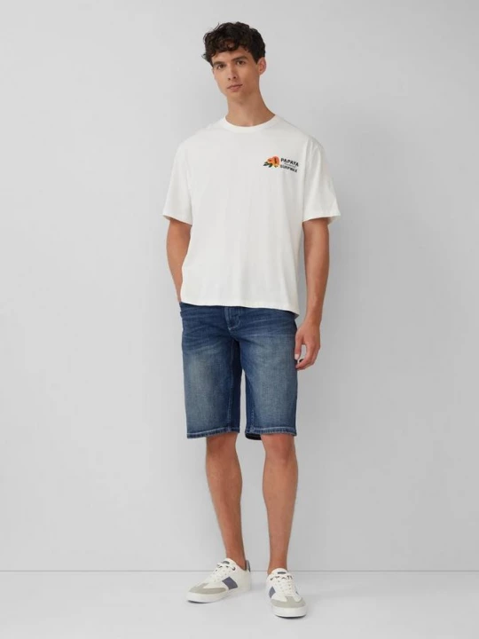 Foto van product Jeans Bermuda / Regular Fit / Halfhoog s.Oliver blauw