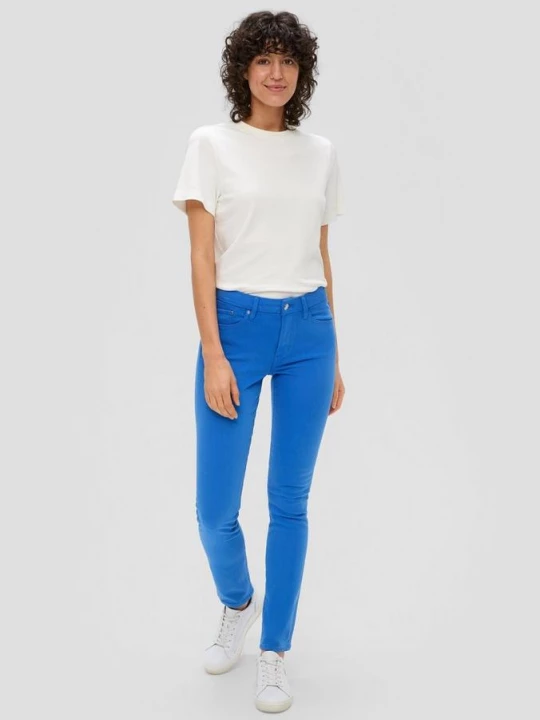 Foto van product Jeans Betsy / Slim Fit / Halfhoog / Slanke pijpen s.Oliver blauw
