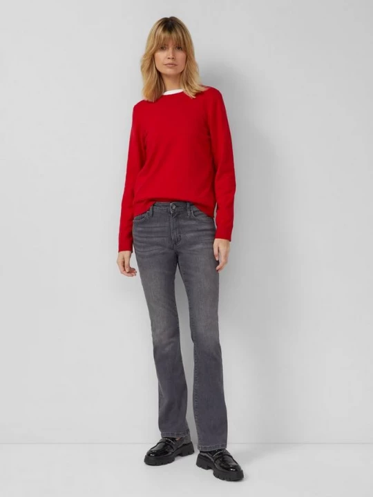 Foto van product Jeans broek / Regular Fit / Mid Rise / Bootcut / Studs s.Oliver grijs