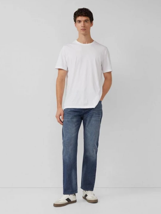 Foto van product Jeans broek Regular Fit Mid Rise Straight Leg 5-pocket s.Oliver blauw