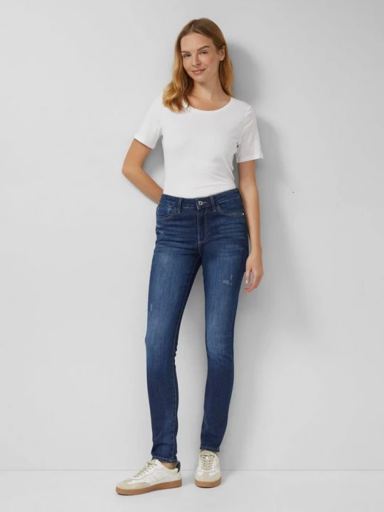 Foto van product Jeans broek / Skinny Fit / Mid Rise / Elastisch denim s.Oliver blauw