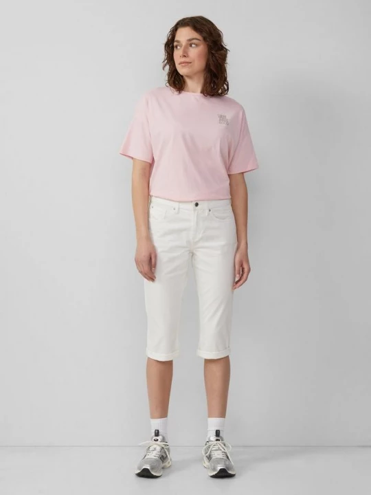 Foto van product Jeans Catie / slim fit / mid rise / capri length QS crème