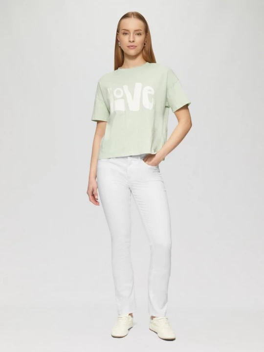Foto van product Jeans Catie / slim fit / mid rise / slim leg QS wit