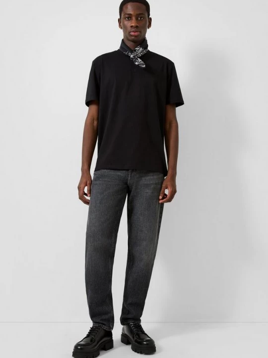 Foto van product Jeans Devon / Relaxed Fit / Halfhoog / Taps toelopende pijpen QS grijs