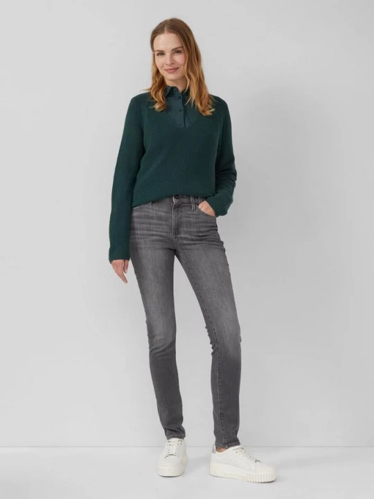 Foto van product Jeans Izabell / Skinny Fit / Halfhoog / Magere pijpen s.Oliver grijs