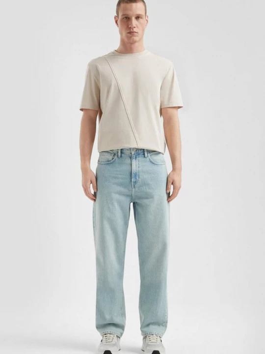 Foto van product Jeans / Los model / Halfhoog / Rechte pijp QS blauw