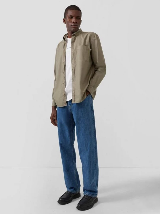 Foto van product Jeans / Los model / Halfhoog / Wijde pijpen / 100% katoen s.Oliver blauw