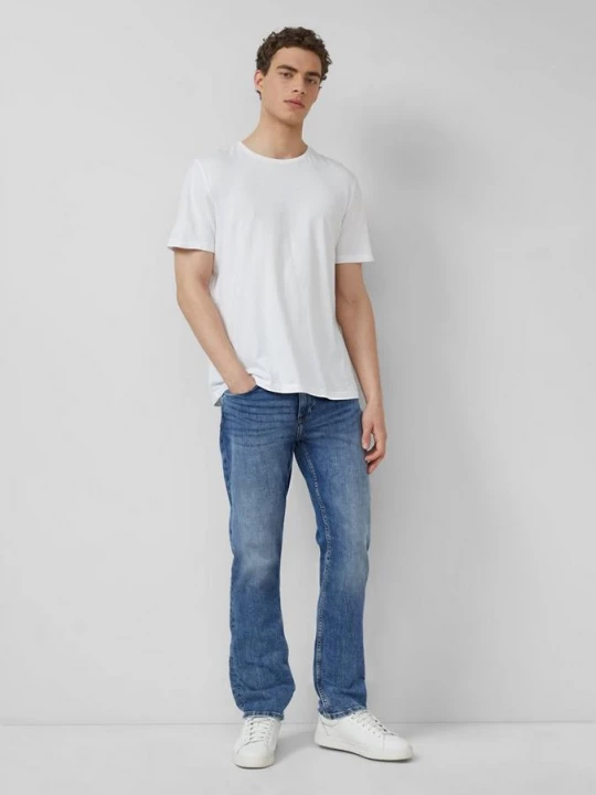 Foto van product Jeans Mauro / Regular Fit / Halfhoog / Taps toelopende pijpen s.Oliver blauw