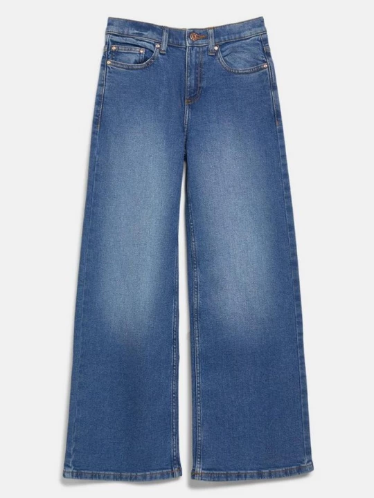 Foto van product Jeans met wijde pijpen / normale pasvorm / middelhoge taille / wijde pijpen s.Oliver blauw