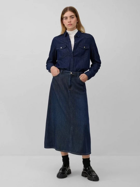 Foto van product Jeans midirok in 5-pocketstijl s.Oliver blauw
