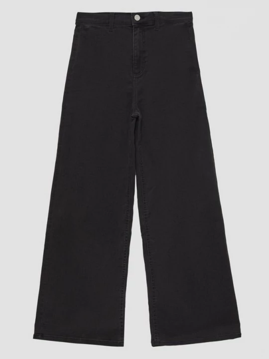 Foto van product Jeans / normale pasvorm / super hoog / wijde pijp s.Oliver grijs