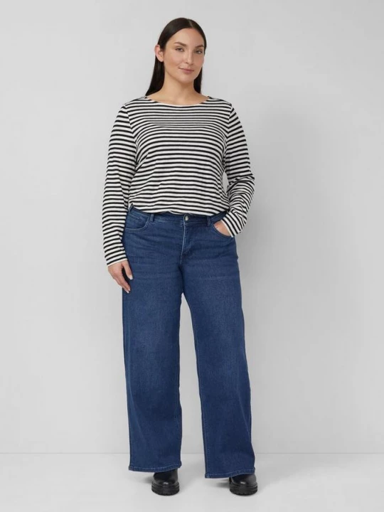 Foto van product Jeans / Relaxed Fit / Halfhoog / Wijde pijpen s.Oliver blauw