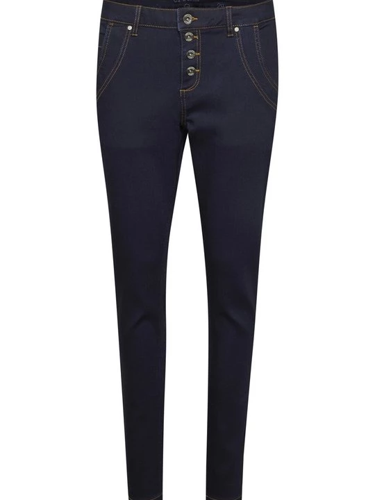 Foto van product Jeans Skinny Fit Cream donkerblauw denim