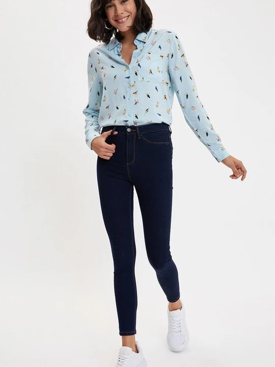 Foto van product Jeans Skinny Fit DeFacto blauw