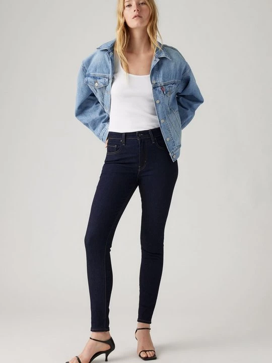 Foto van product Jeans Skinny Fit Levi's donkerblauw denim