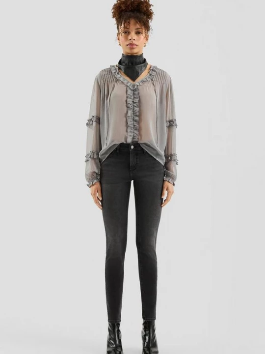 Foto van product Jeans / Skinny Fit / Mid Rise / Skinny Leg / Elastisch QS grijs