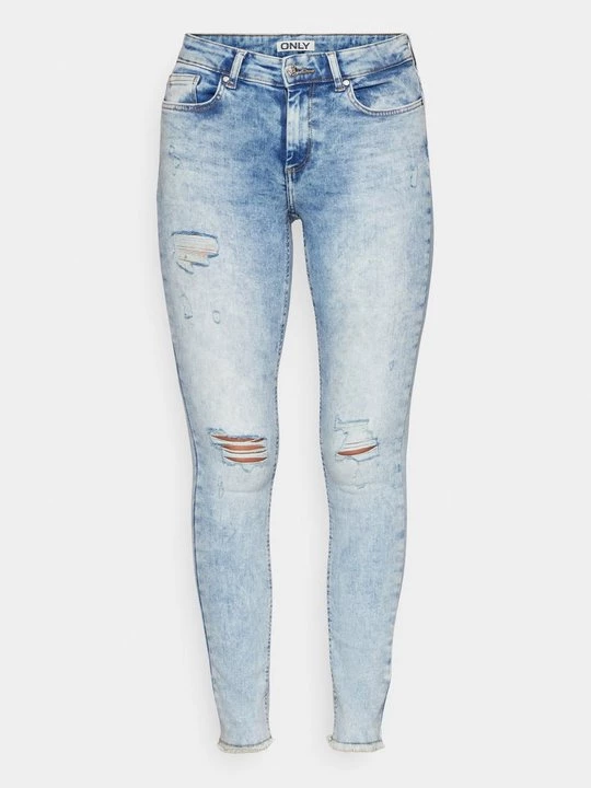 Foto van product Jeans Skinny Fit Only lichtblauw denim
