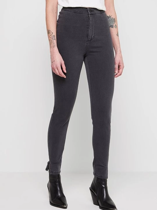 Foto van product Jeans Skinny Fit Pieces donkergrijs