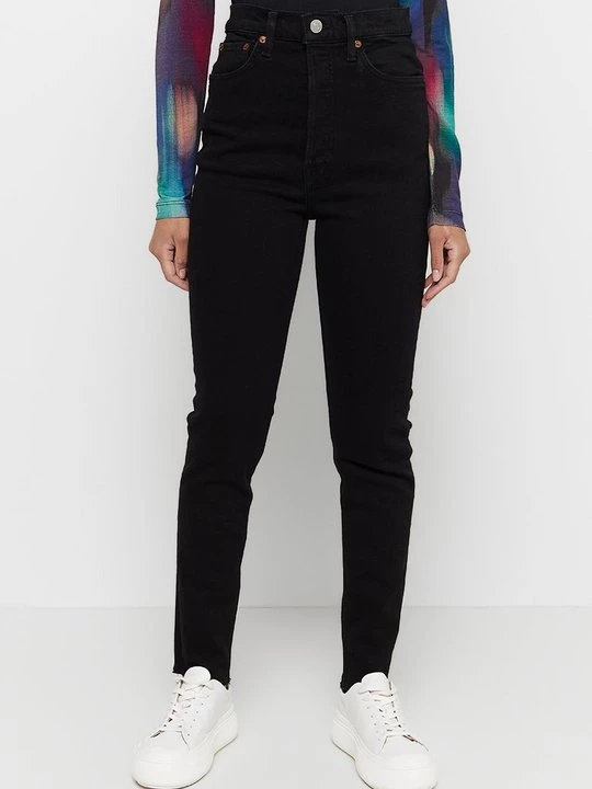 Foto van product Jeans Skinny Fit RE/DONE zwart