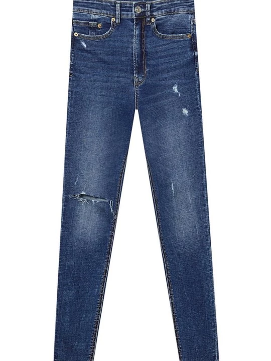 Foto van product Jeans Skinny Fit Stradivarius blauw-metallic