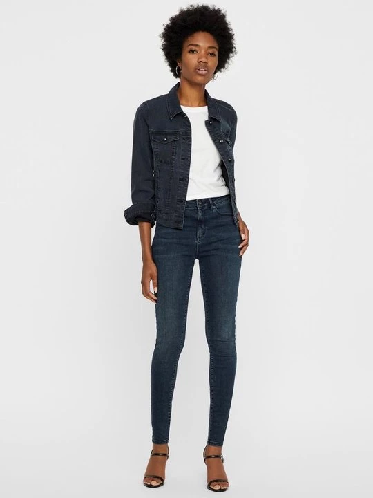Foto van product Jeans Skinny Fit Vero Moda donkerblauw denim