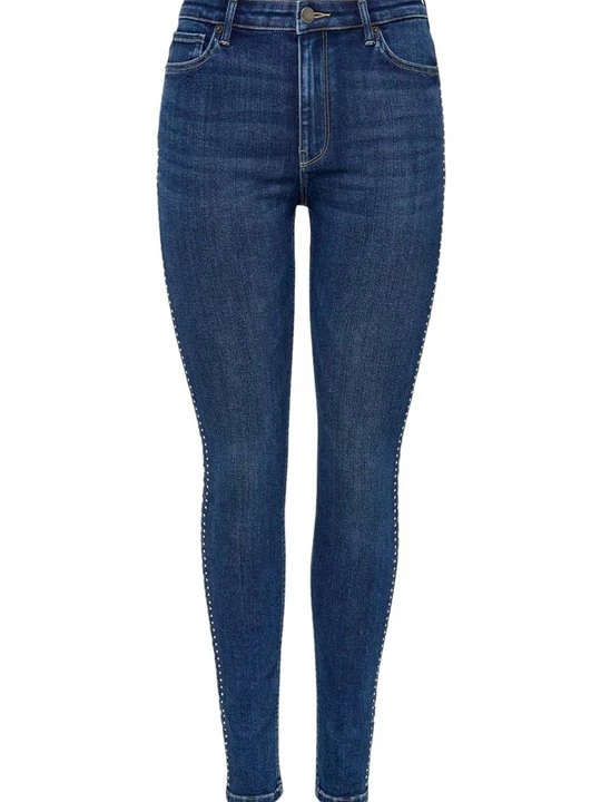 Foto van product Jeans Skinny Fit Vila donkerblauw denim