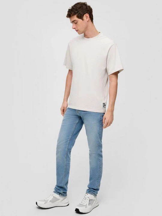 Foto van product Jeans / slim fit / halfhoog / slanke pijp QS blauw
