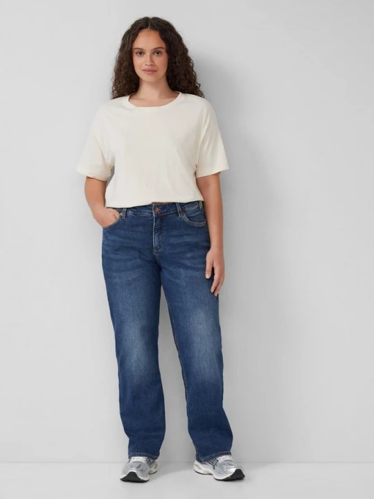 Foto van product Jeans / slim fit / mid rise / rechte pijp QS blauw