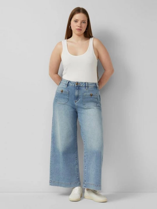 Foto van product Jeans / Slim FitHigh Rise / Culotte QS blauw