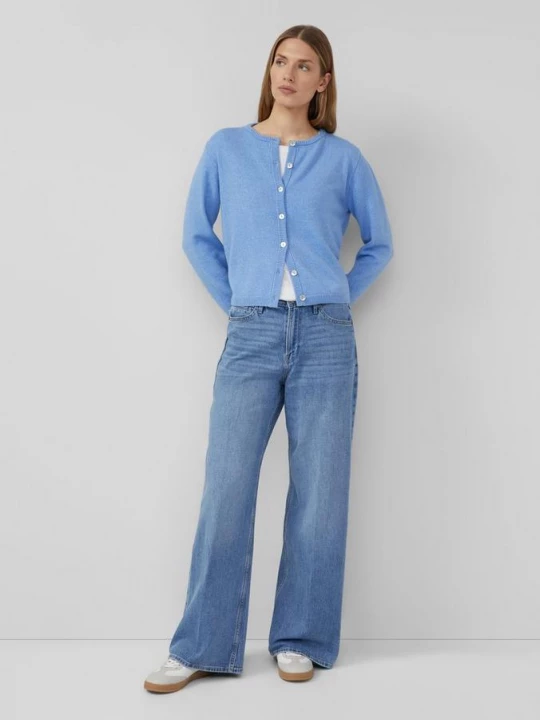 Foto van product Jeans Suri / regular fit / high rise / wide leg s.Oliver blauw