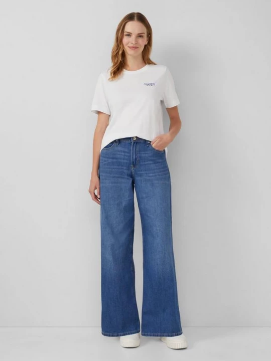Foto van product Jeans Suri / regular fit / high rise / wide leg s.Oliver blauw
