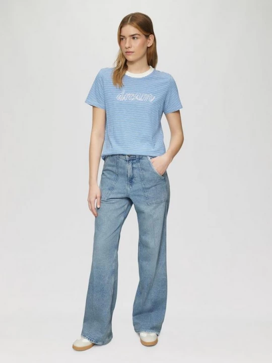 Foto van product Jeans Suri / regular fit / high rise / wide leg s.Oliver blauw