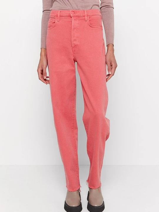 Foto van product Jeans Tapered Fit Mother zalmroze
