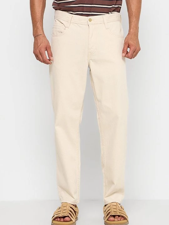 Foto van product Jeans Tapered Fit Mustang beżowy