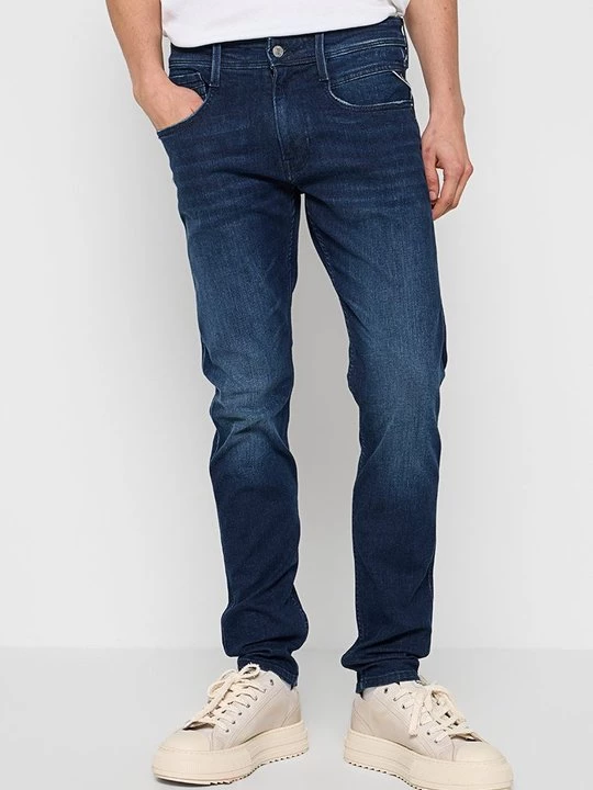 Foto van product Jeans Tapered Fit Replay donkerblauw