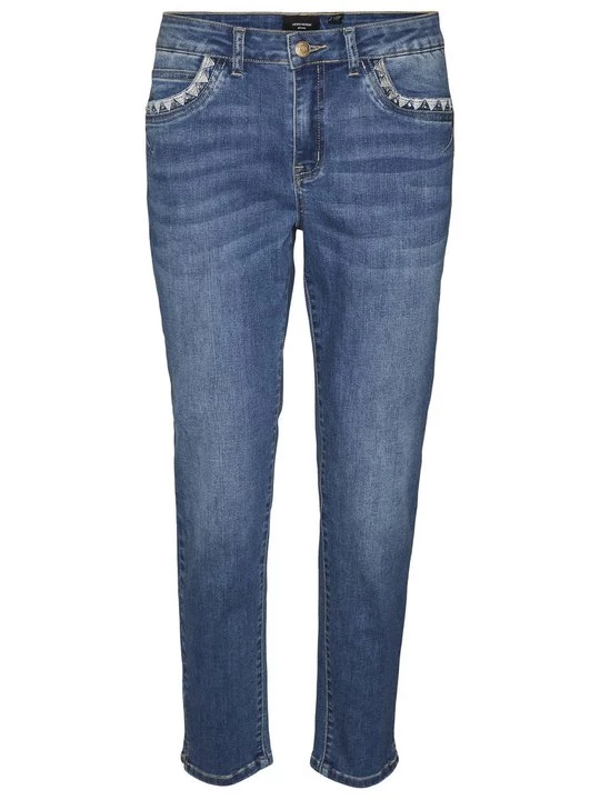 Foto van product Jeans Tapered Fit Vero Moda donkerblauw denim