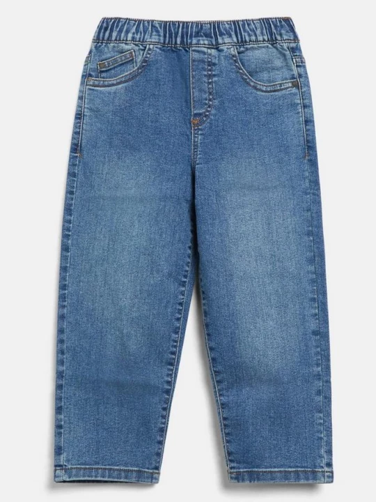Foto van product Jeans Toni / Relaxed Fit / Mid Rise / Tapered Leg / Elastische tailleband s.Oliver blauw